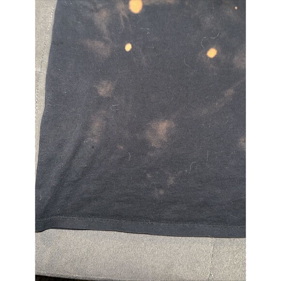 Distressed BALMAIN black white B logo gold military buttons tshirt FR34 XXS - Picture 14 of 16